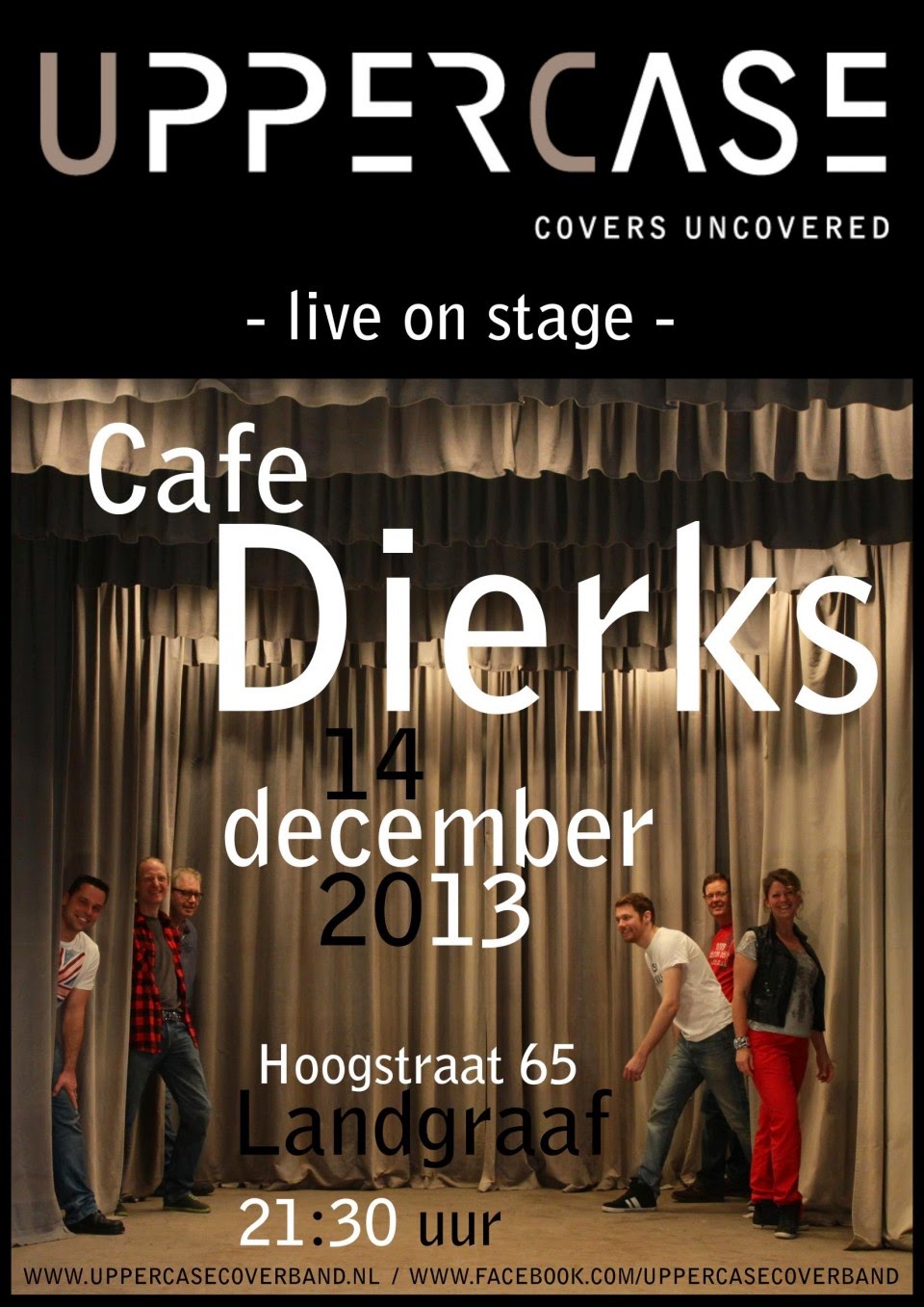 Zaterdag 14 December 2013 - UpperCase Coverband Live On Stage