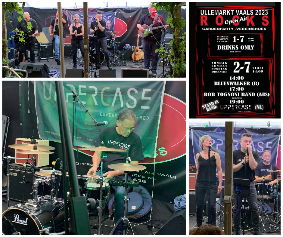 Zondag 2 Juli 2023 - UpperCase Coverband Live On Stage