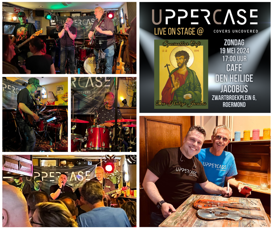 Zondag 19 Mei 2024 - UpperCase Coverband Live On Stage